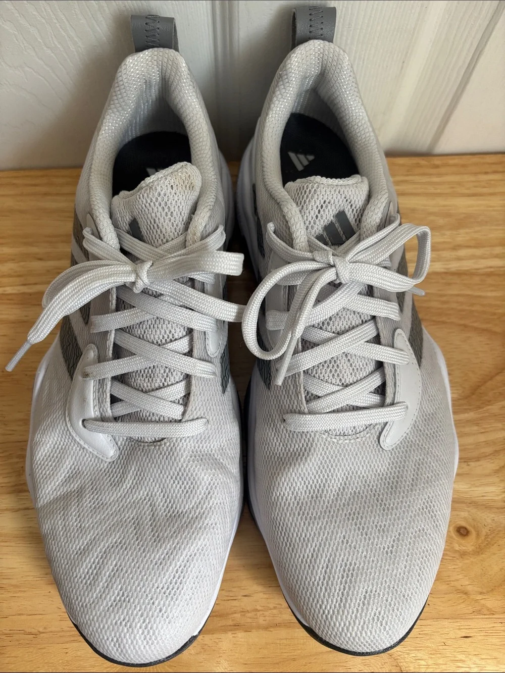 adidas white codechaos 25 spikeless golf shoes white size 10.5 lightstrike